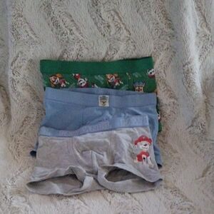 H&M Kids Boxer Briefs Set - Green, Blue, Gray